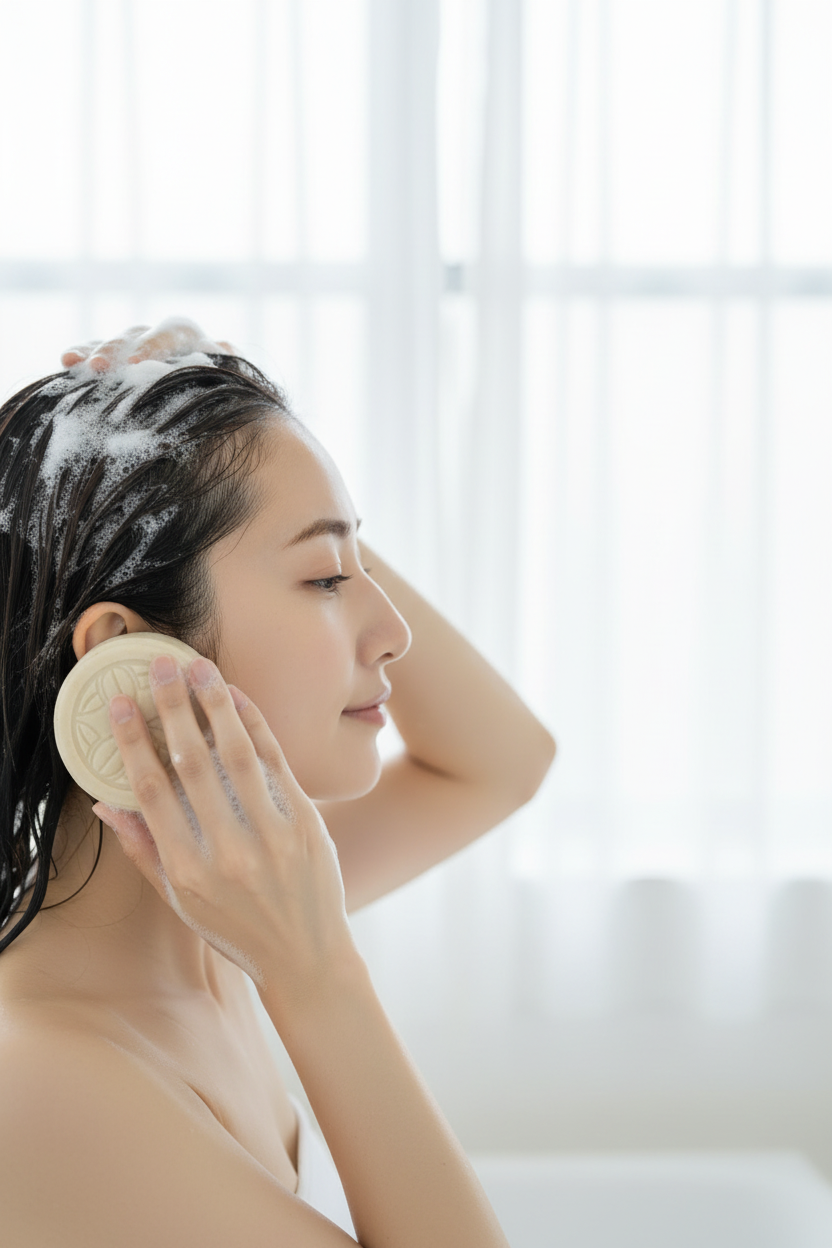 KIYOMEで髪を洗う - サイドプロフィール